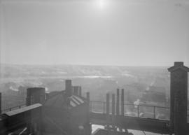 T. Eaton Co. : panorama shots of city and skyline from top of old Hotel Vancouver