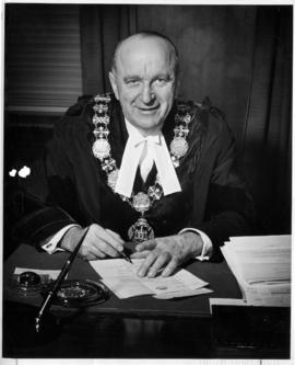 Portrait of Mayor Charles E. Thompson