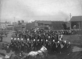 [Visit of Duke and Duchess of Cornwall and York at Hastings Sawmill]