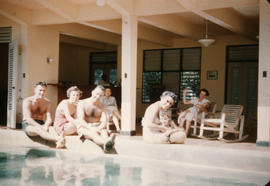 Ozama Club [People lounging by the pool]