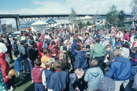 Crowd at Fool's Day Parade