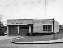 Exterior view of No. 2 Fire Hall building