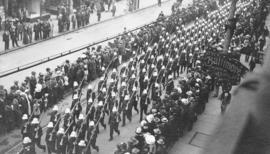 [6th Regiment, The Duke of Connaught's Own Rifles in Coronation Day parade]