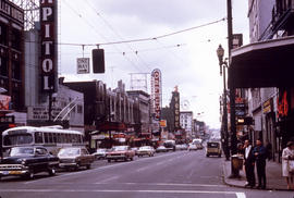 [View of Granville Street, Theatre Row]