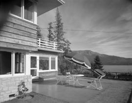 [Exterior view of Haulterman House showing the patio]