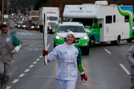 Day 002, torchbearer no. 032, Michelle Cuthbert - Colwood, Sooke