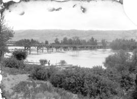 Bridge spanning North Thompson river, Kamloops, B.C.