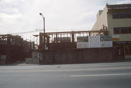 Construction site, Main Street at Keefer