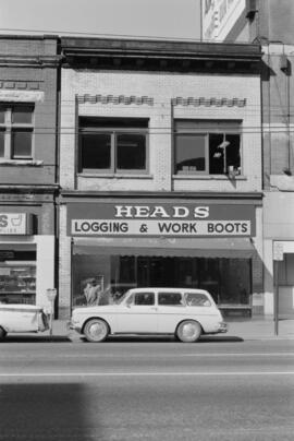 [21 East Hastings Street - Heads Logging and Work Boots]