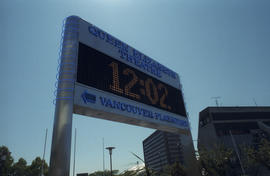 Queen Elizabeth Theatre Bank of Montreal signboard