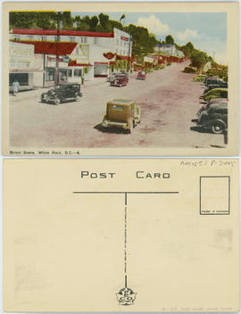 Street scene, White Rock, B.C.