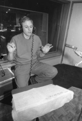 Conductor in recording studio