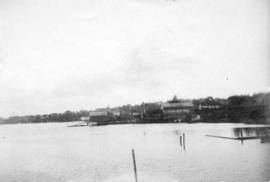 [Looking east from the Stanley Park bridge to Coal Harbour]