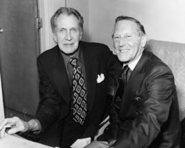 Vincent Price and Hugh Pickett