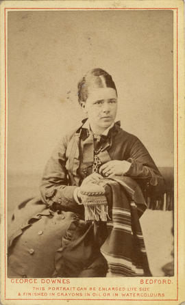 Portrait of unidentified woman