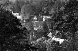 View of the village of Petersham, Surrey, England