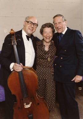 Mstislav Rostropovich, Pat Prowd and Hugh Pickett