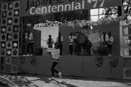 Japanese Taiko group performing at Powell Street Festival