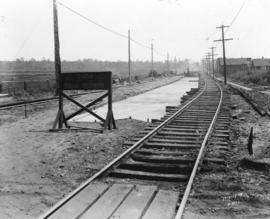 [Eastern view of road paving on 41st Avenue from the Boulevard]