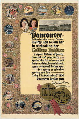 Vancouver, British Columbia Canada : Golden jubilee 1886-1936