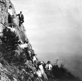 [Descending Grouse Mountain on the Capilano side]