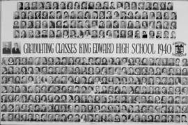 Graduating classes : King Edward High School : 1940