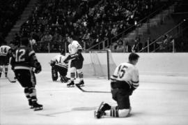 Vancouver Canucks WHL hockey game in Pacific Coliseum