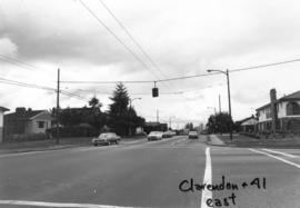 Clarendon [Street] and 41st [Avenue looking] east