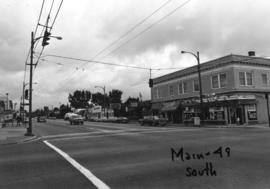 Main [Street] and 49th [Avenue looking] south