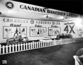 Canadian Bakeries display of 4X brand bakery products