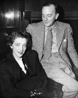Portrait of Pat Prowd and unidentified man