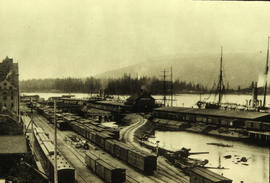 C.P. yards before waterfront fill