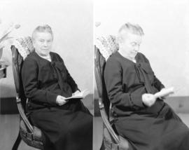 [Two portraits of Mrs. Ruth Morton]