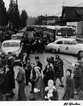 B.C. Electric Company charter buses