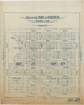 Part of the town of Hastings. Suburban lands (section 20)