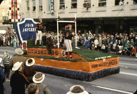48th Grey Cup Parade, on Georgia and Howe, New Westminster's Jaycees float