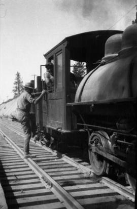 Filling the trestle at Mile 2.2 K.V.R. : The dinkey engineer