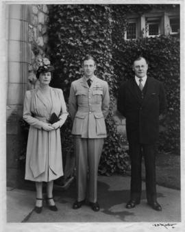 Aldyen and Eric W. Hamber with the Duke of Kent at Government House