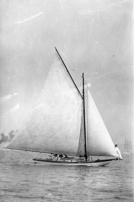 [Mr. Wainwright's sailboat "Britannica"]