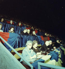 Ceremony for official opening of Pacific Coliseum