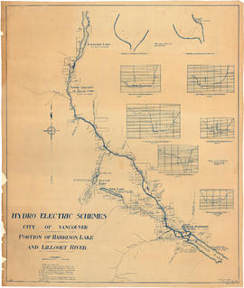 Portion of Harrison Lake and Lillooet River