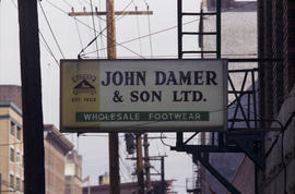 Water Street Signs [John Damer & Son Ltd. Wholesale Footwear]