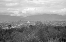 [View of the city looking north from Little Mountain]