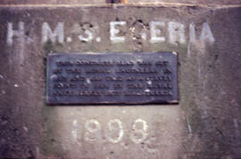 [HMS Egeria plaque]