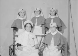 St. John's Ambulance Association - Misses MacDonald, Miss VanMeer, and group
