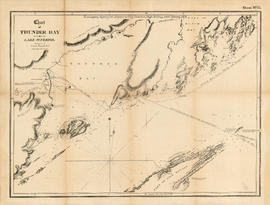 Chart of Thunder Bay. Lake Superior