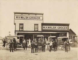 Exterior view of W.H. Walsh Grocer