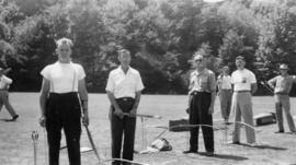 Greenwood Archer members at Brockton Oval in Stanley Park