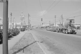 [View north down Granville Street and intersection with West 70th Avenue]