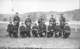 [Members of the 104th Regiment "Westminster Fusiliers" in camp]
